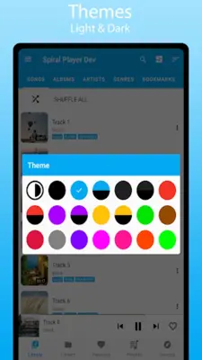 Spiral Player android App screenshot 4